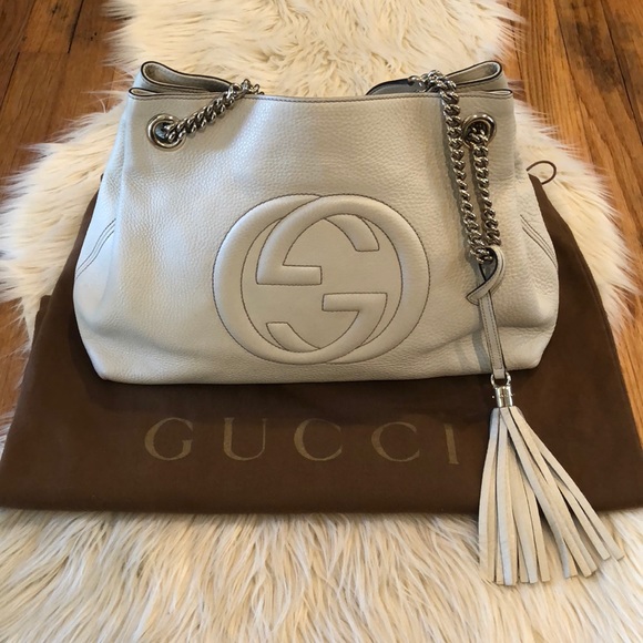 Gucci Handbags - Gucci Soho Chain Leather Shoulder Bag
